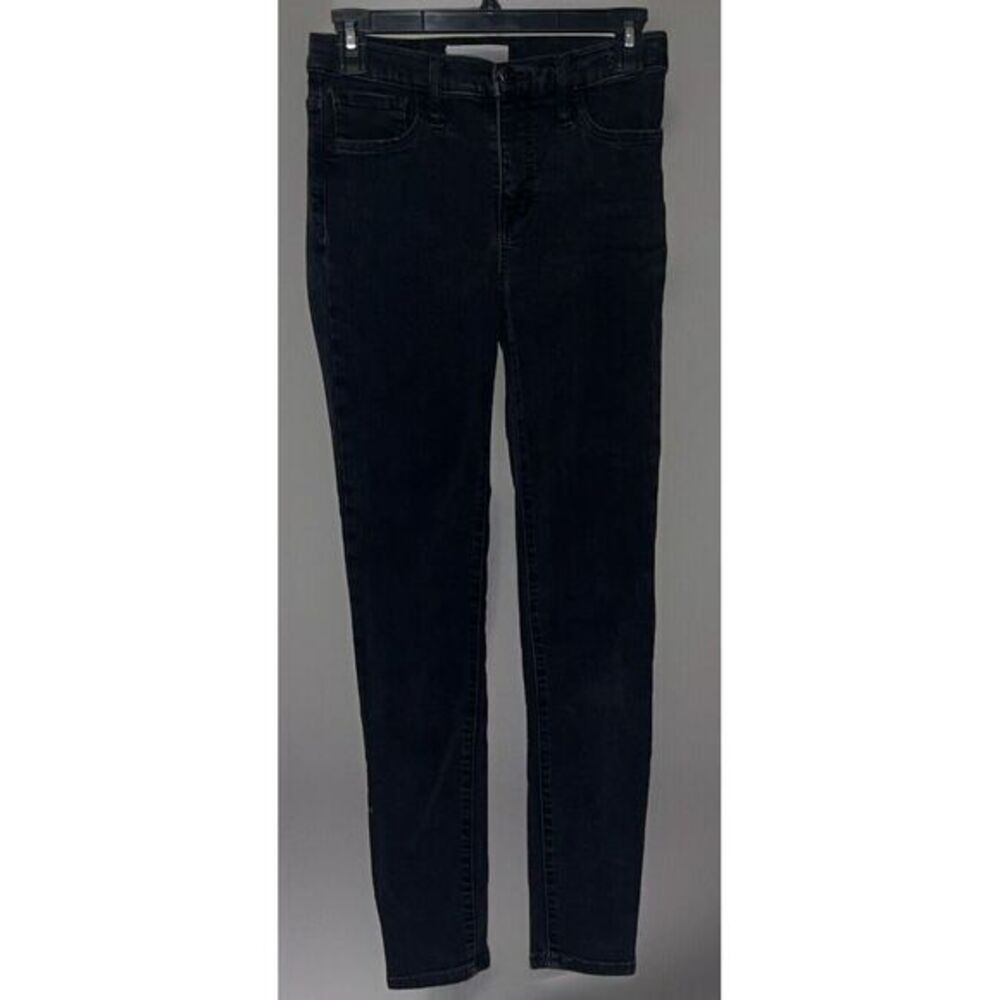 Madewell Road tripper Black Stretch Skinny Jeans Size 26